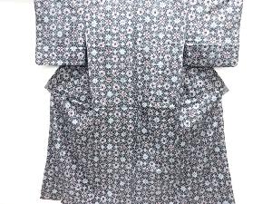 大正ロマン　抽象花模様着物